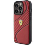 Ferrari FEHCP15LPTWR iPhone 15 Pro 6.1" red hardcase Twist Metal Logo - imagine 2