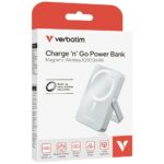 Powerbank Verbatim Charge n Go 10000mAh with stand  Magnetic Wireless blue 32266 - imagine 9
