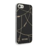 Guess GUHCI8PCUCHBK iPhone 7/8/SE 2020/ SE 2022 black hardcase Gold Chain Collection - imagine 5
