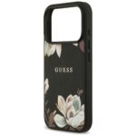 Guess Grained Flowers Classic Logo MagSafe case for iPhone 17 Pro black - imagine 6