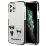 Karl Lagerfeld KLHCP12MTPEKCW iPhone 12/12 Pro hardcase white Karl&Choupette