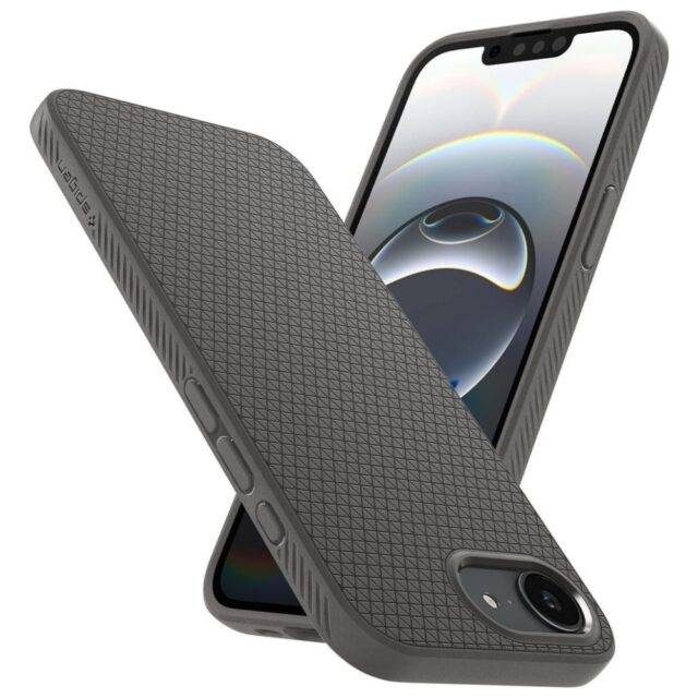 Case Spigen Liquid Air for Apple iPhone 16e gray - imagine 2