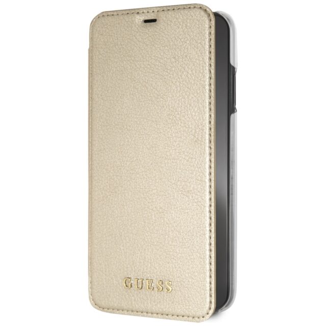 Guess GUFLBKI65IGLTGO iPhone Xs Max gold book Iridescent - imagine 2