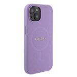 Guess GUHMP15MPSAHMCU iPhone 15 Plus / 14 Plus 6.7" purple hardcase Saffiano MagSafe - imagine 4
