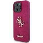Guess GUHCP16LHG4SGU iPhone 16 Pro 6.3" purple hardcase Glitter Script Big 4G - imagine 2