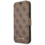 Guess GUFLBKSP12L4GB iPhone 12 Pro Max 6,7" brown book 4G Charms Collection