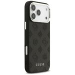 Guess Peony Hot Stamp Script MagSafe Case for iPhone 17 Pro Max Black - imagine 4