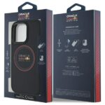 Red Bull RBHMP14L24PUILVR iPhone 14 Pro  6.1" hardcase navy Leather Red Ring MagSafe - imagine 8