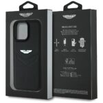 Case Aston Martin HC Leather Victory  Design to iPhone 16 Pro black - imagine 8