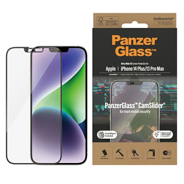 cps-77027e7774ca07df83f9636b1846e305-2025-12-07-01-26-53 PanzerGlass Ultra-Wide Fit iPhone 14Plus / 13 Pro Max 6,7" Screen Protection CamSlider Antibacterial Easy Aligner Included 2797 - imagine 1