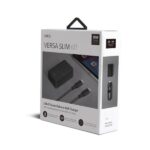 UNIQ Versa Slim Charger USB-C PD 18W + USB-C-USB-C Cable charcoal black (LITHOS Collect - imagine 7