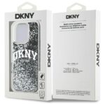 DKNY DKHCP16XLBNAEK iPhone 16 Pro Max  6.9" black hardcase Liquid Glitter Arch Logo - imagine 8