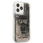 Karl Lagerfeld KLHCP13XLGGKBK iPhone 13 Pro Max 6,7" black hardcase Liquid Glitter Gatsby - imagine 4