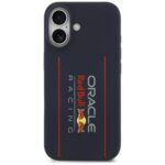 Red Bull Silicone Oversize Vertical Logo MagSafe Case for iPhone 17 Navy Blue - imagine 3