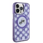 Karl Lagerfeld KLHMP15XHMCKMHU iPhone 15 Pro Max 6.7" purple IML Monogram Karl&Choupette He - imagine 4