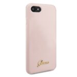 Guess GUHCI8LSLMGLP iPhone 7/8/SE 2020/ SE 2022 light pink hard case Silicone Vintage Go - imagine 5