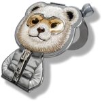Magnetic pendant Nimmy Cool&Cute    2.0 Bear grey - imagine 4