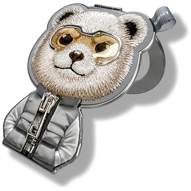 Magnetic pendant Nimmy Cool&Cute    2.0 Bear grey - imagine 4
