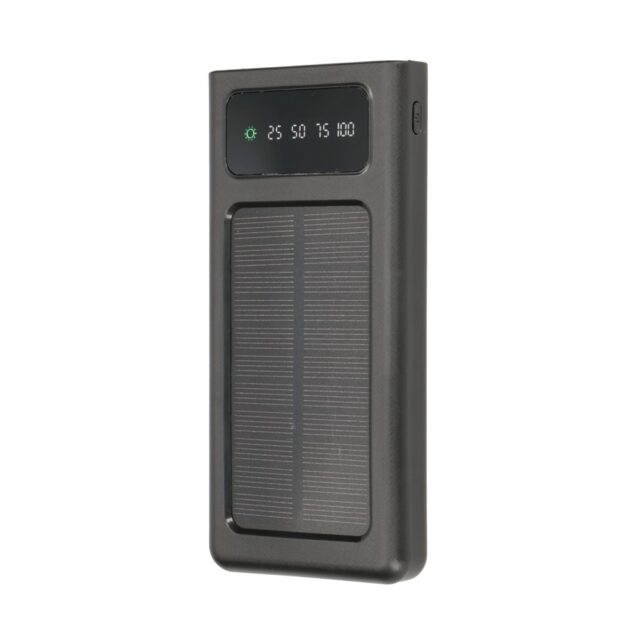 Extralink EPB-091 10000mAh Black | Powerbank | Solar Power bank, USB-C - imagine 3