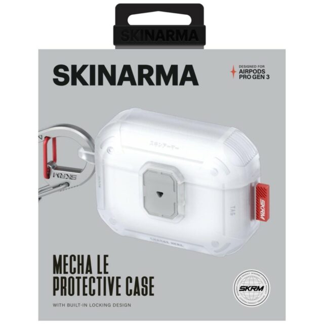 Case Skinarma Mecha LE for AirPods Pro 3 transparent - imagine 4