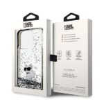 Karl Lagerfeld KLHCP14XLKCNSK iPhone 14 Pro Max 6.7" transparent hardcase Liquid Glitter Choupette - imagine 8