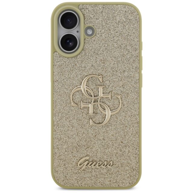 Case Guess Fixed Glitter Big 4G for iPhone 17 gold - imagine 3