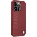BMW BMHMP15LSLBLRE iPhone 15 Pro 6.1" red hardcase Silicone Big Logo MagSafe - imagine 4