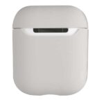 UNIQ Lino Case AirPods 1/2 gen.Silicone beige ivory - imagine 2