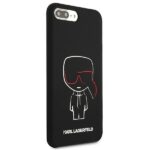 Karl Lagerfeld KLHCI8LSLKCBK  iPhone 7/8Plus hardcase black Silicone Karl Iconic - imagine 4
