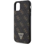Guess GUHCN61PG4GPK iPhone 11 / Xr 6,1"black hardcase 4G Triangle Metal Logo - imagine 6