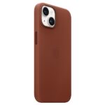 Case Apple MPP73ZM/A iPhone 14 / 15 / 13 6.1" umber Leather Case MagSafe - imagine 2