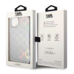 Karl Lagerfeld KLHCP14MLGMMSV3 iPhone 14 Plus / 15 Plus 6,7" hardcase silver Monogram Iridesc - imagine 8