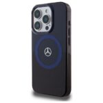 Mercedes MEHMP16X23HBIKV iPhone 16 Pro Max 6.9" black blue hardcase MB Double Layer BiColor MagSafe - imagine 2
