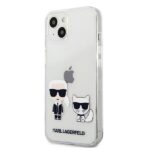Karl Lagerfeld KLHCP13MCKTR iPhone 13 / 14 / 15 6,1" hardcase Transparent Karl & Choupette - imagine 2