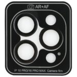 Guess GUCL163SAGK iPhone 16 Pro / 16 Pro Max Lens Protective Metal black - Lens Glass - imagine 2