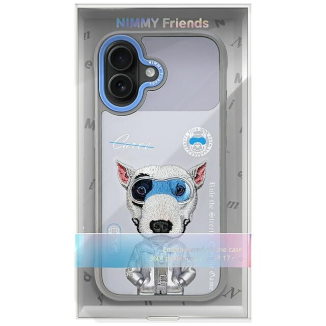 Case Nimmy Cool&Cute 2.0 Dog for iPhone   17 grey - imagine 7