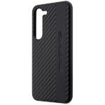 AMG AMHCS23MBLSCA S23+ S916 black hardcase with Carbon Stripe & Embossed design - imagine 6
