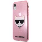 Karl Lagerfeld KLHCI61CHTUGLP iPhone Xr6,1" pink hardcase Glitter Choupette - imagine 2