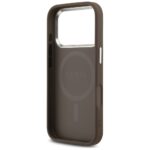 Case Guess 4G Triangle Logo MagSafe for iPhone 17 Pro brown - imagine 7