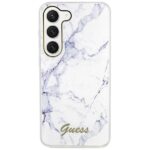 Guess GUHCS23SPCUMAH S23 S911 white hardcase Marble - imagine 3