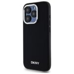 DKNY DKHMP15XPSCMCLK iPhone 15 Pro Max 6.7" black hardcase Plain Logo MagSafe - imagine 2