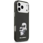 Karl Lagerfeld IML Aquarelle Karl & Choupette & Logo MagSafe Case for iPhone 17 Pro Black - imagine 4