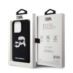 Karl Lagerfeld KLHMP15XSKCHPPLK iPhone 15 Pro Max 6.7" black hardcase Silicone Karl & Choupett - imagine 8