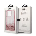 Karl Lagerfeld KLHCP14LLBKLCP iPhone 14 Pro 6,1"pink hardcase Liquid Glitter Big KL - imagine 8