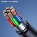 USAMS U68 Lightning 2A Fast Charge 1m green SJ500USB04 (US-SJ500) - imagine 3