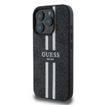 Guess GUHMP16XP4RPSK iPhone 16 Pro Max 6.9" black hardcase 4G Printed Stripes MagSafe - imagine 3