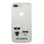 Karl Lagerfeld KLHCI8LCKTR iPhone 7/8 Plus hardcase Transparent Karl & Choupette - imagine 3