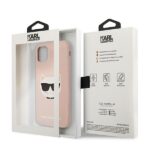 Karl Lagerfeld KLHCN61SLCHLP iPhone 11 6,1" / Xr hardcase light pink Silicone Choupette - imagine 8