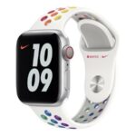 Pasek Apple Watch MYD62AM/A 42/44/45mm Nike Sport Band Pride Edition biały/white