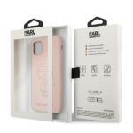 Karl Lagerfeld KLHCN61SILTTPI iPhone 11 6,1" / Xr Silicone Ikonik Outline pink - imagine 8